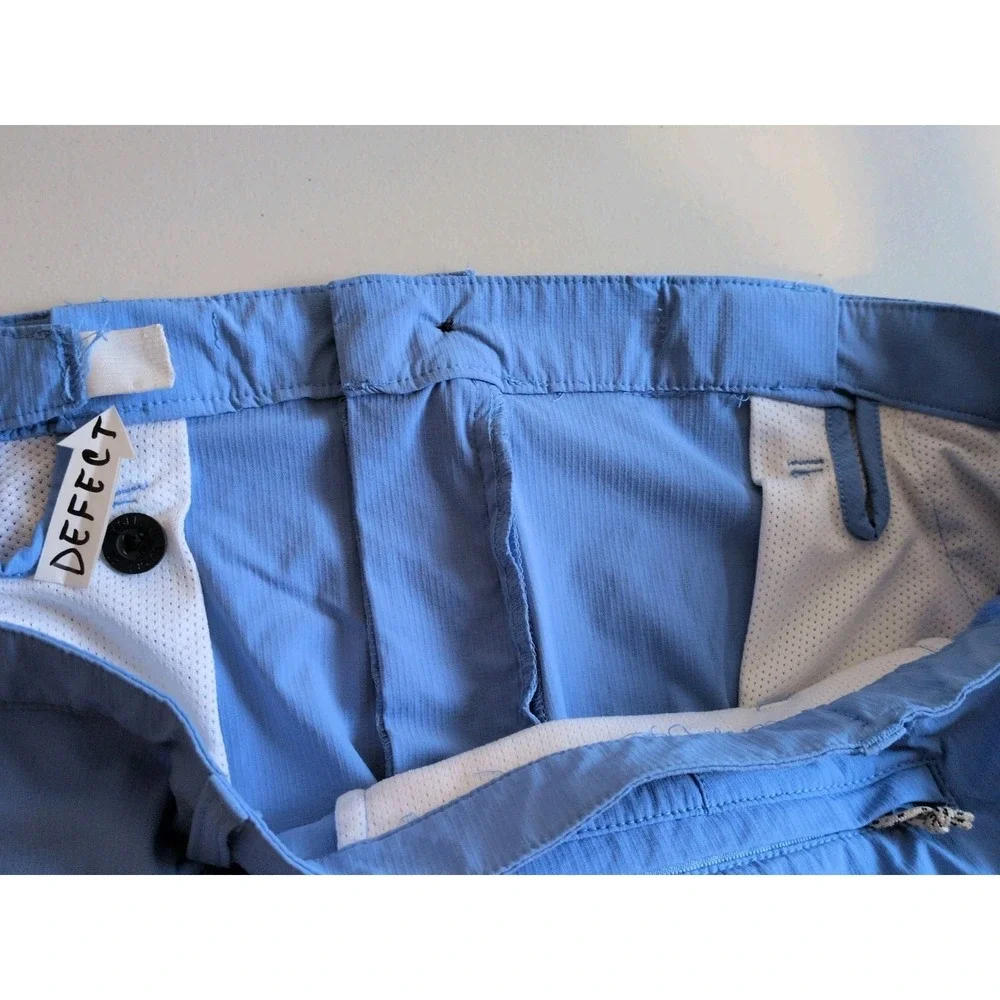 Magellan Men's Blue Fish Gear Outdoor Water Repellant Shorts Size Large